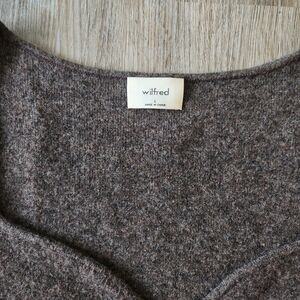Wilfred Aritzia Sweater in Rich Brown